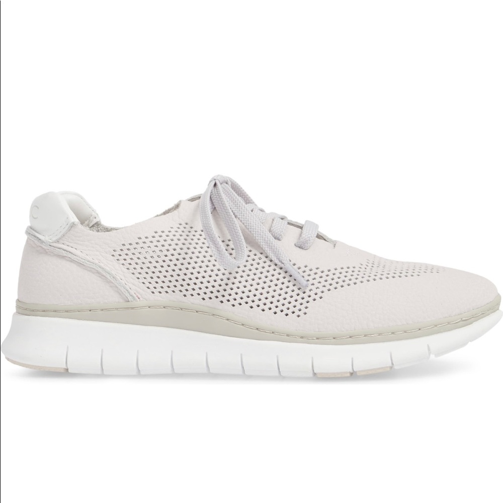 NEW Vionic Joey Sneakers - Light Grey Nubuck - Picture 2 of 8